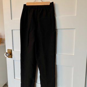 Mango Black High Waisted Trousers